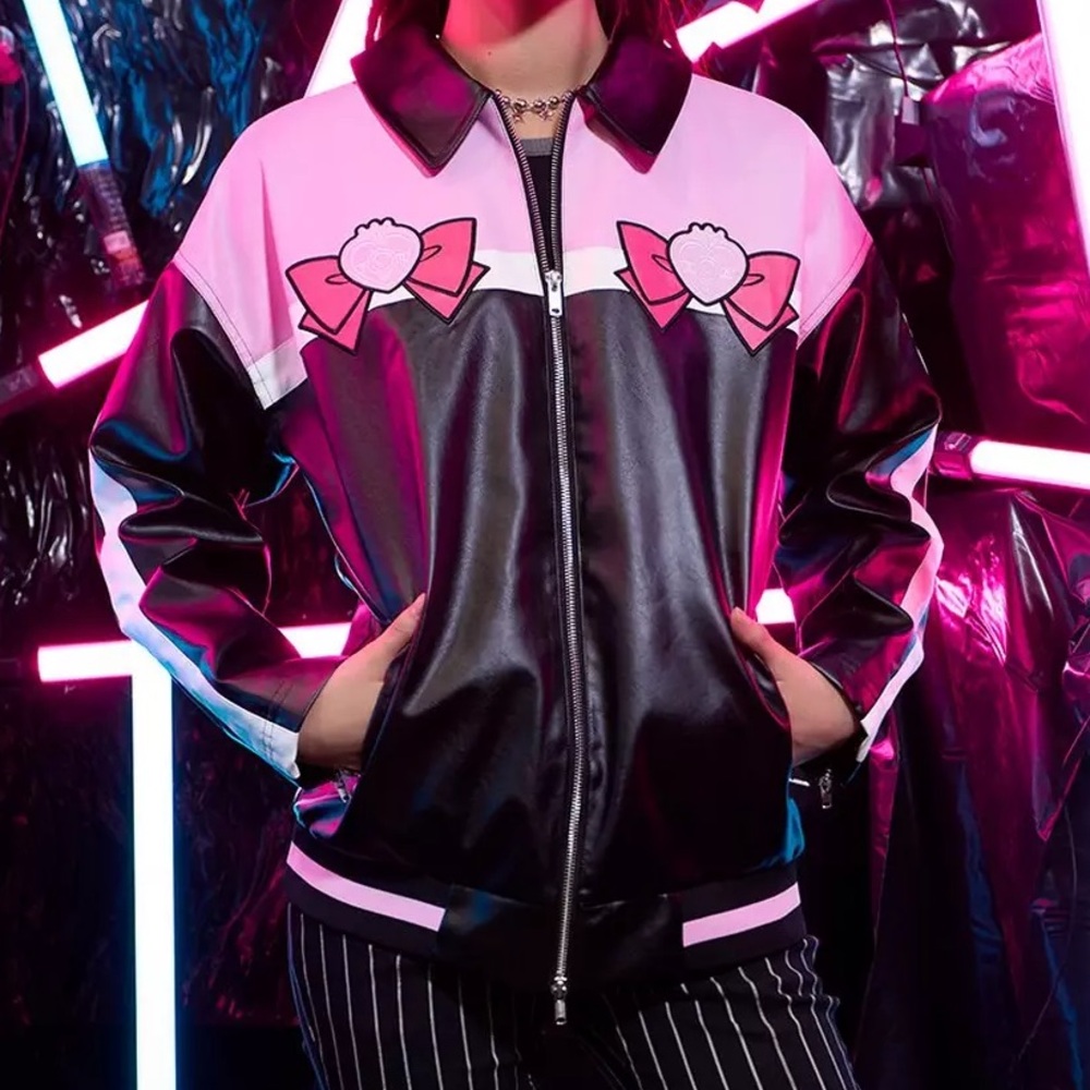 Pretty Guardian Sailor Moon Bow Faux Leather Jacket‎ Hot Topic